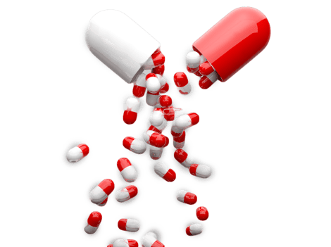 —Pngtree—a scattered capsule drug_4563209